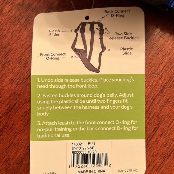 🆕•Frisco• Padded Front Lead Dog Harness (Medium) - Picture 3 of 5